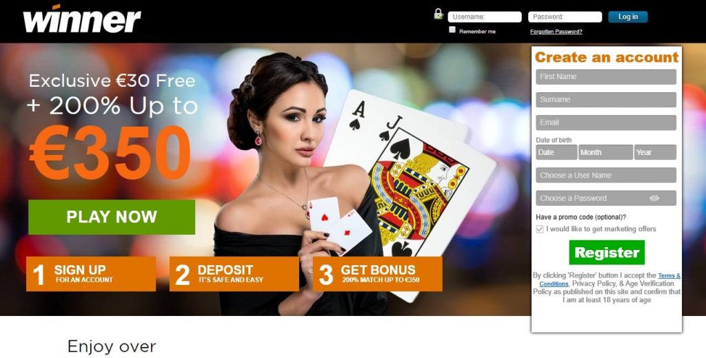 Winner Casino Bonus