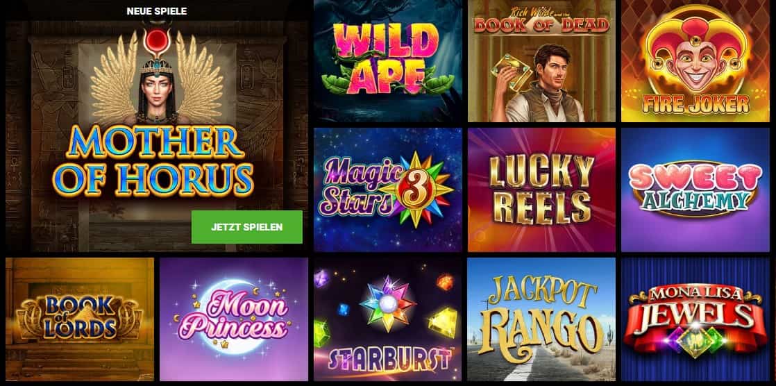 GoWild Casino Spiele