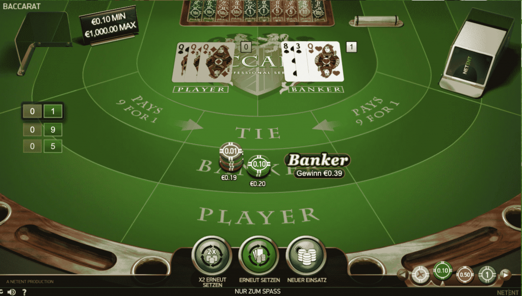 live baccarat spielen