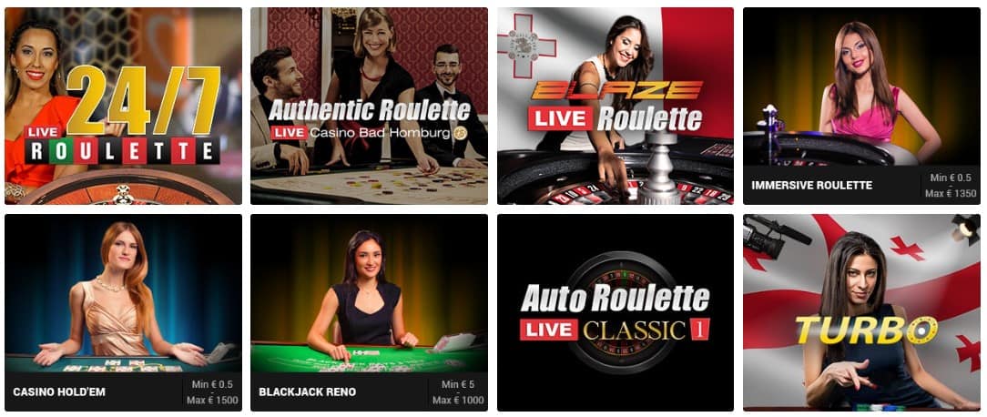 Live Casino Spiele