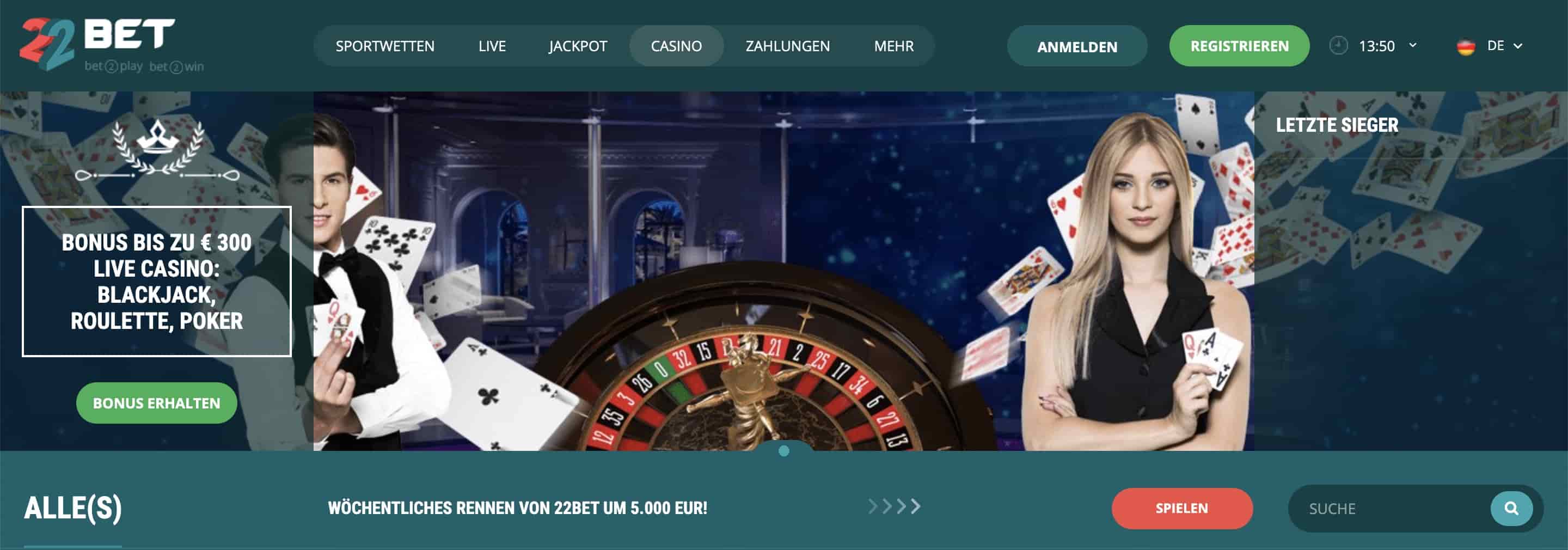 22bet casino