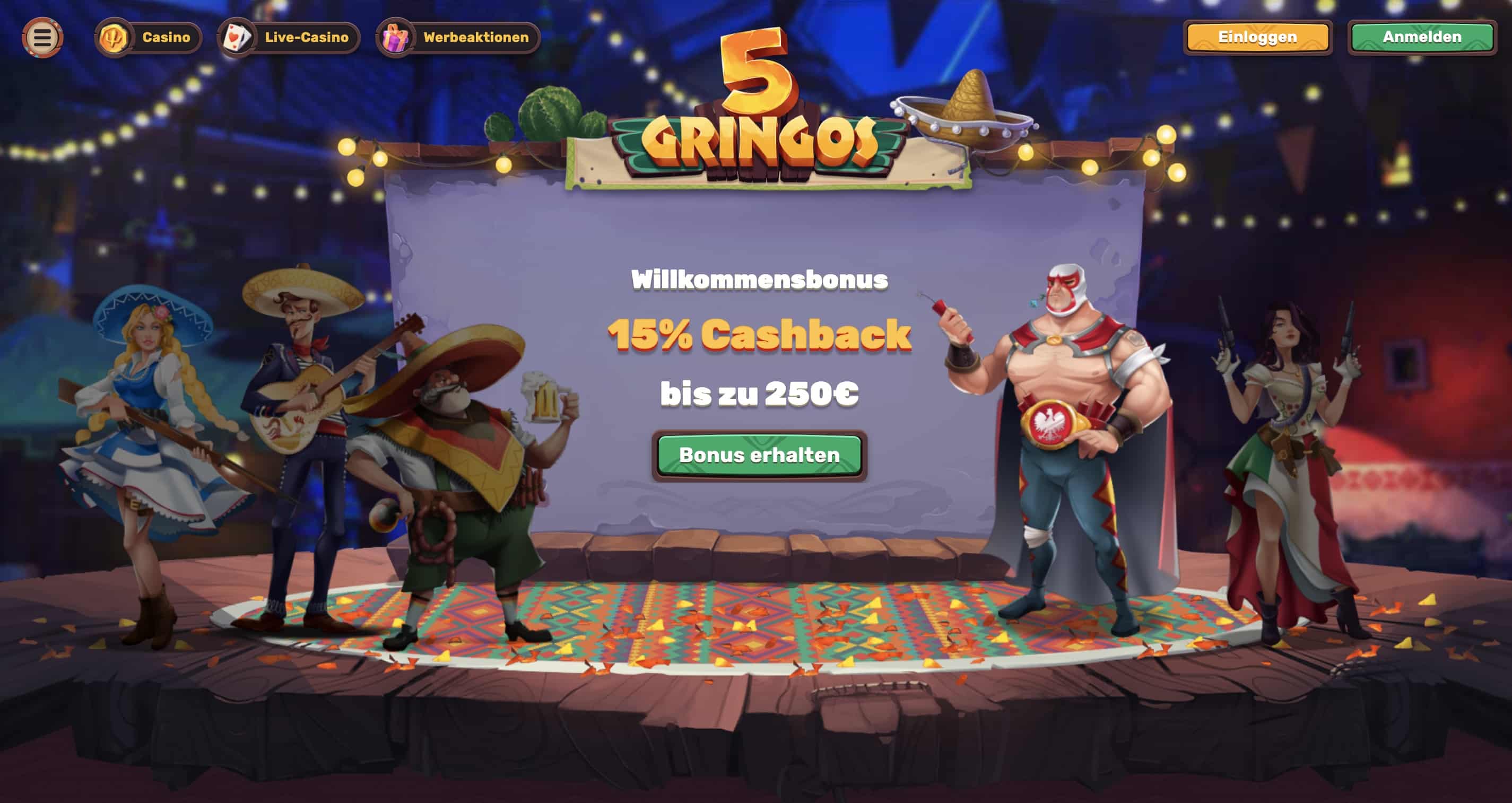 5gringos casino log in