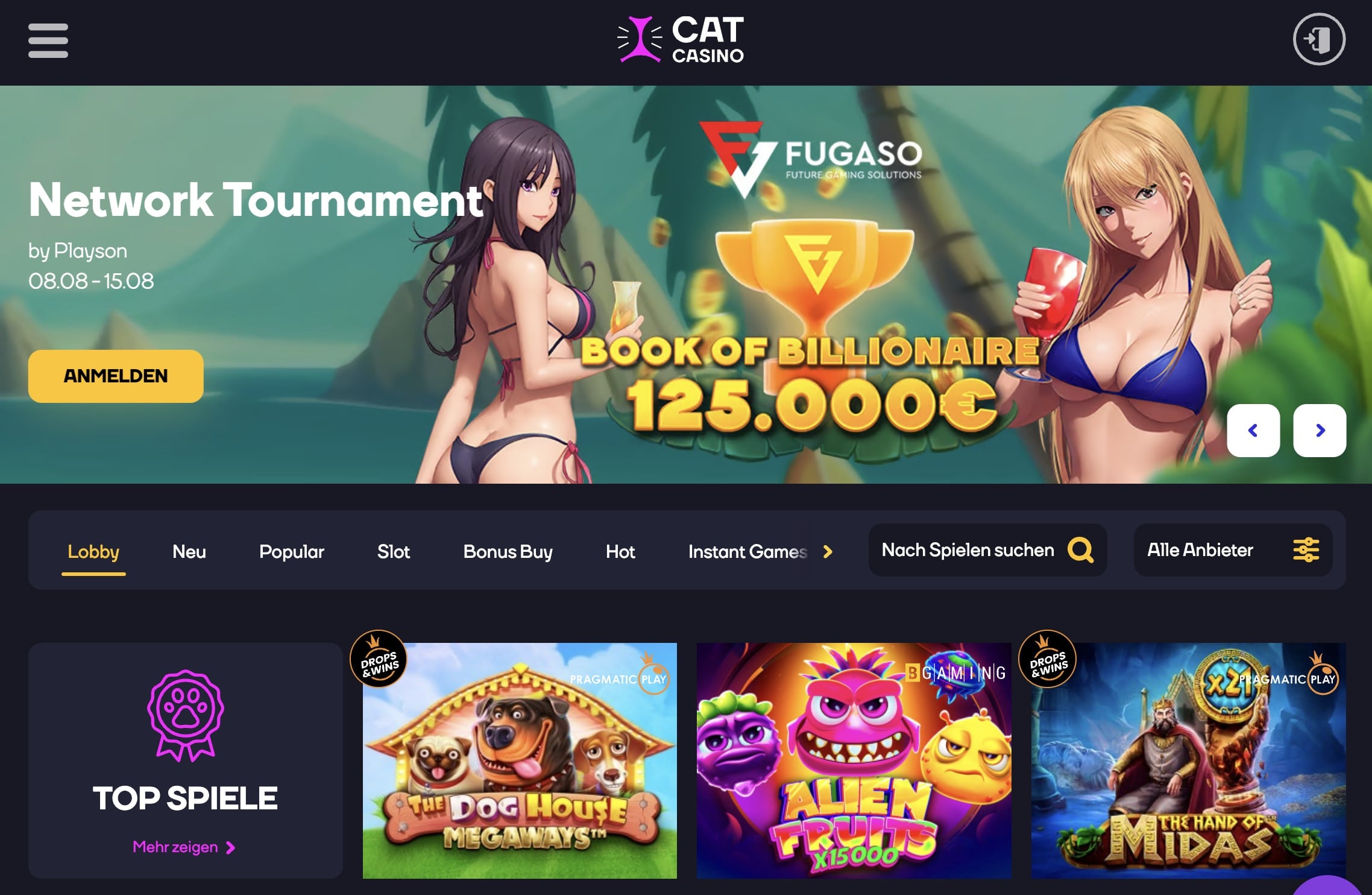 CatCasino Bonus Code