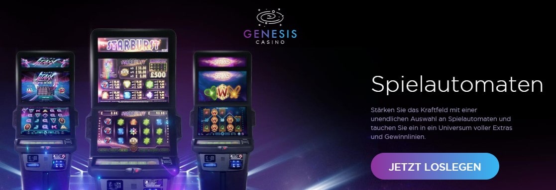 GenesisCasino Spielautomaten