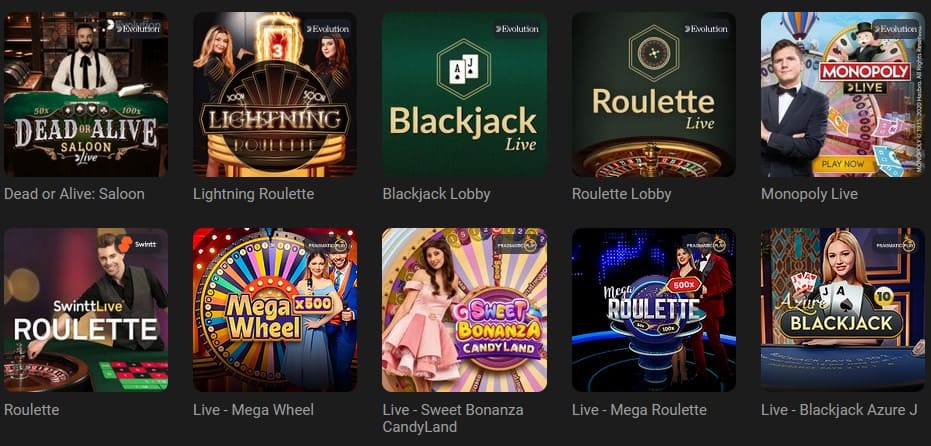 GGBet Live Spiele