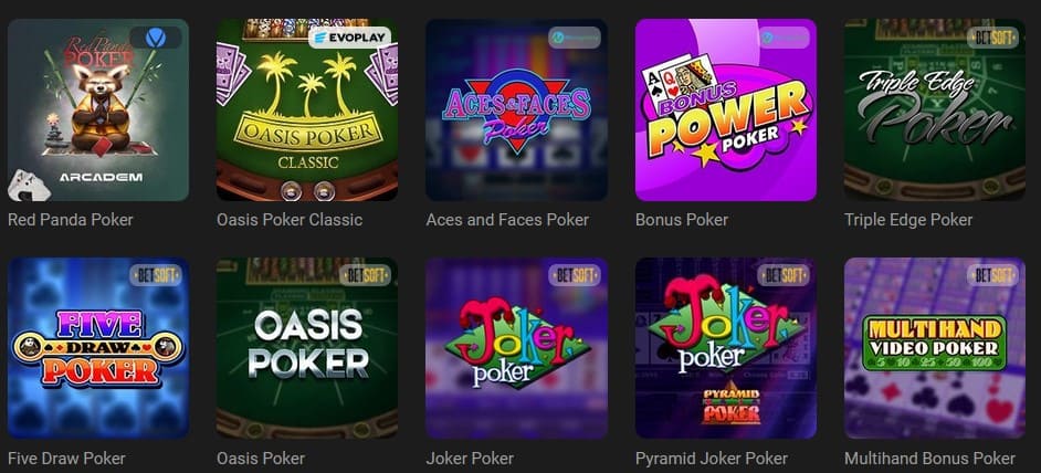 GGBet Poker Spiele