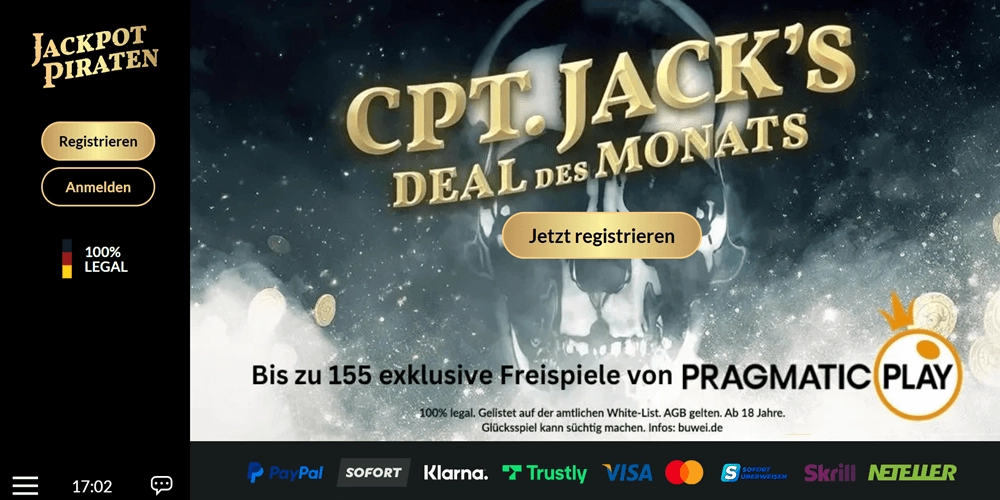 JackpotPiraten Online Casino