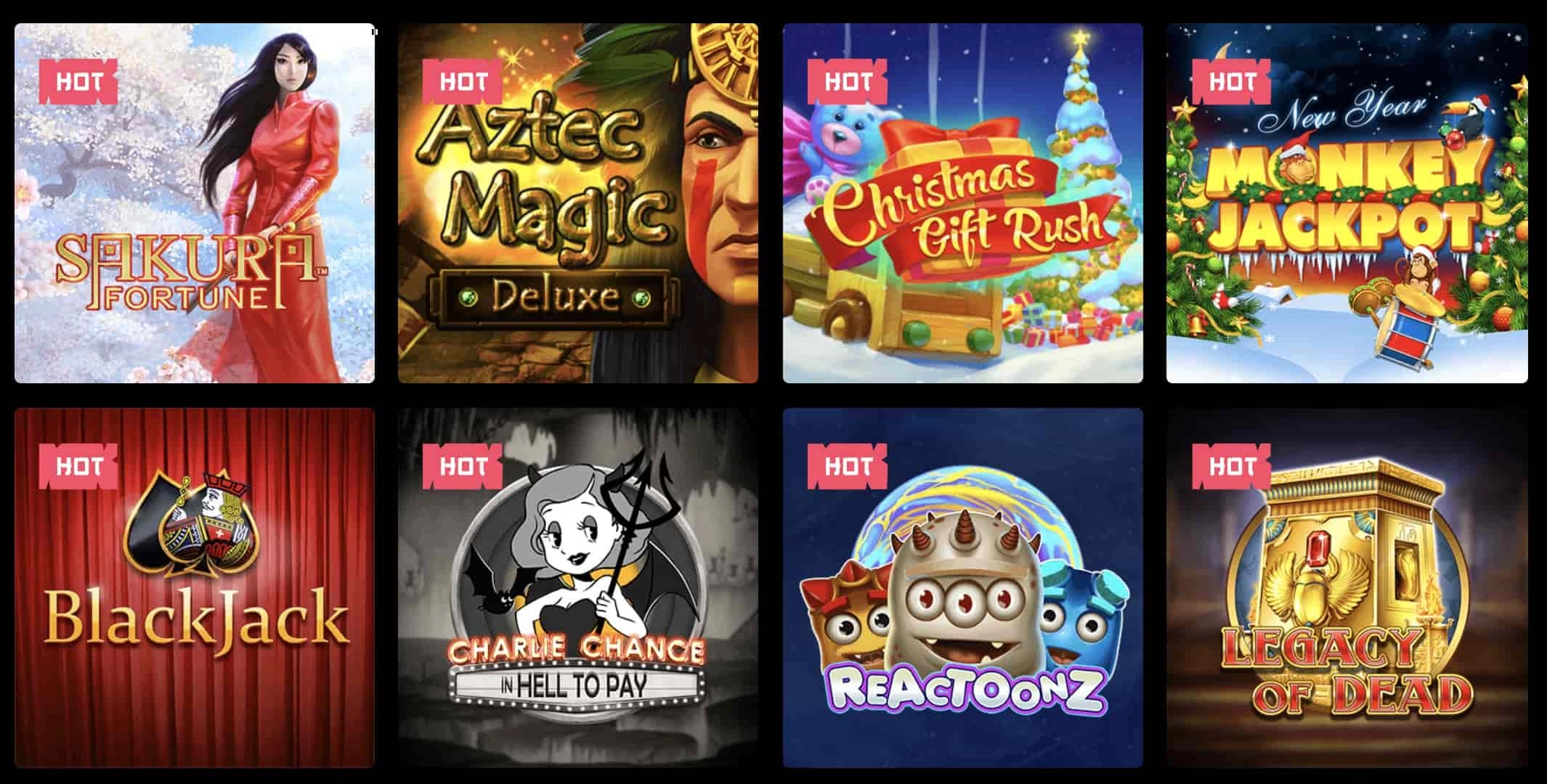 Spin Samurai Casino Spiele