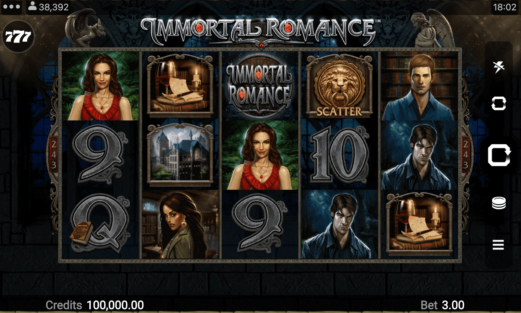 Immortal Romance Slot machine