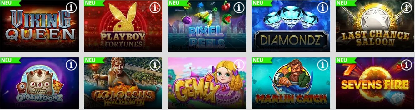 magicred neue spiele