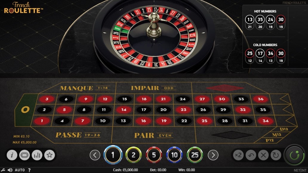 Französisches Roulette online spielen » Tipps und Tricks