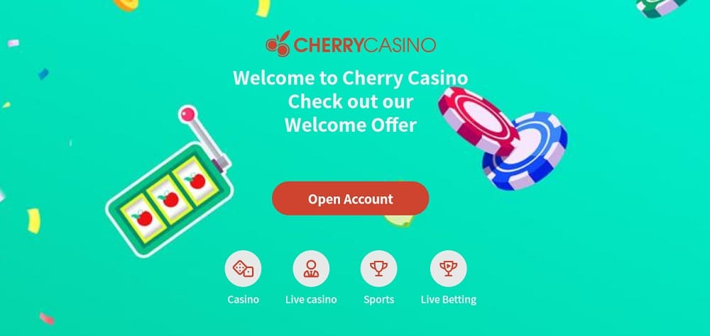 CherryCasino Open Account