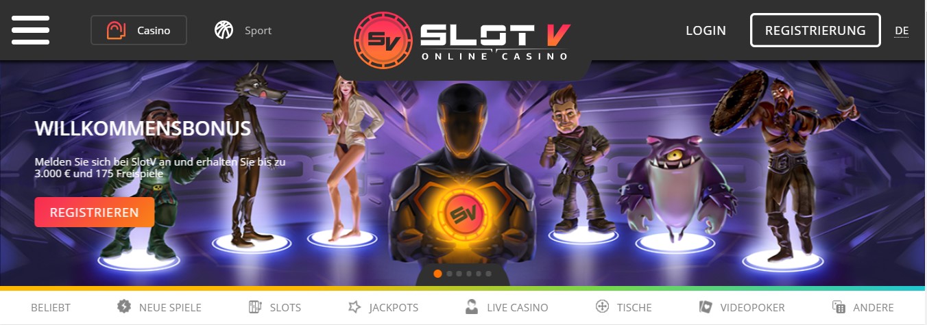 SlotV Casino Log In