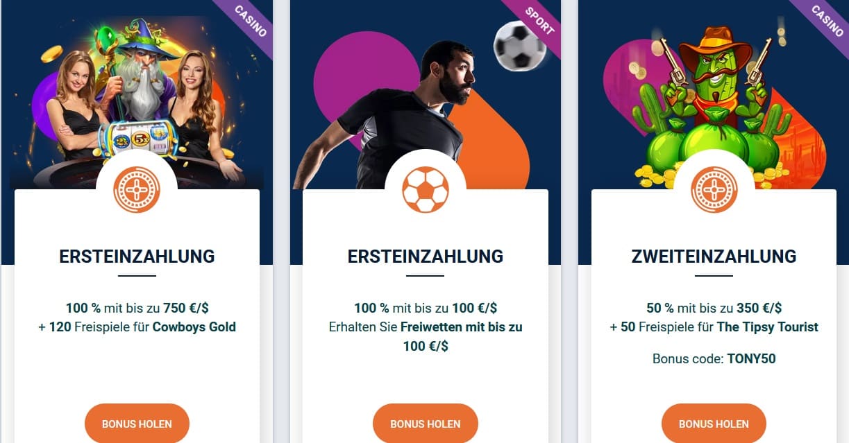 tony bet casino Aktionen