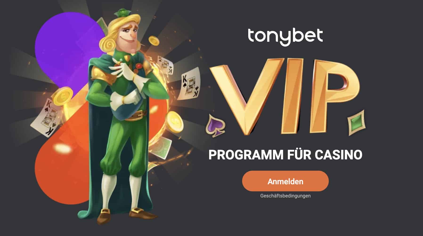 TonyBet VIP Programm