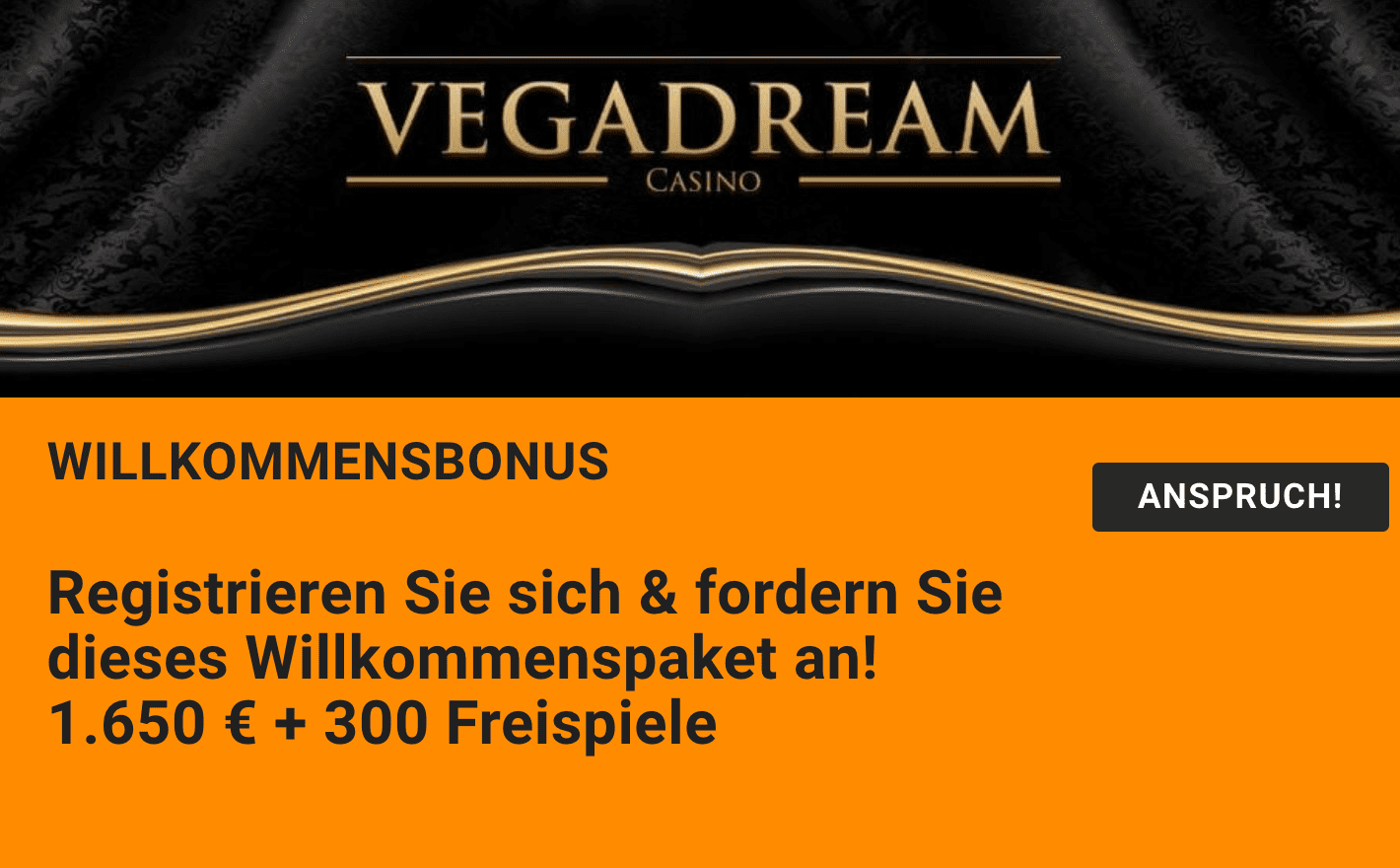 vegadream casino no deposit bonus