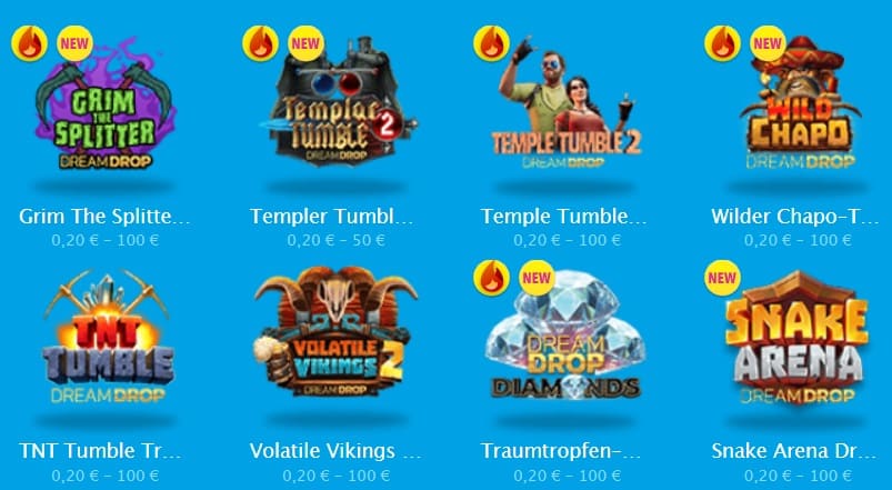 VeraJohnCasino Jackpot Spiele