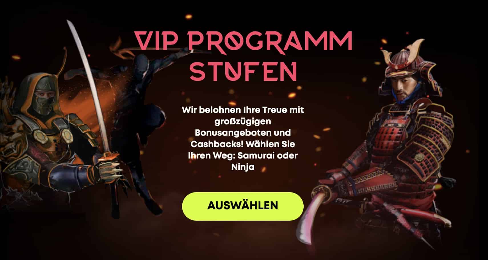 VIP PROGRAMM STUFEN