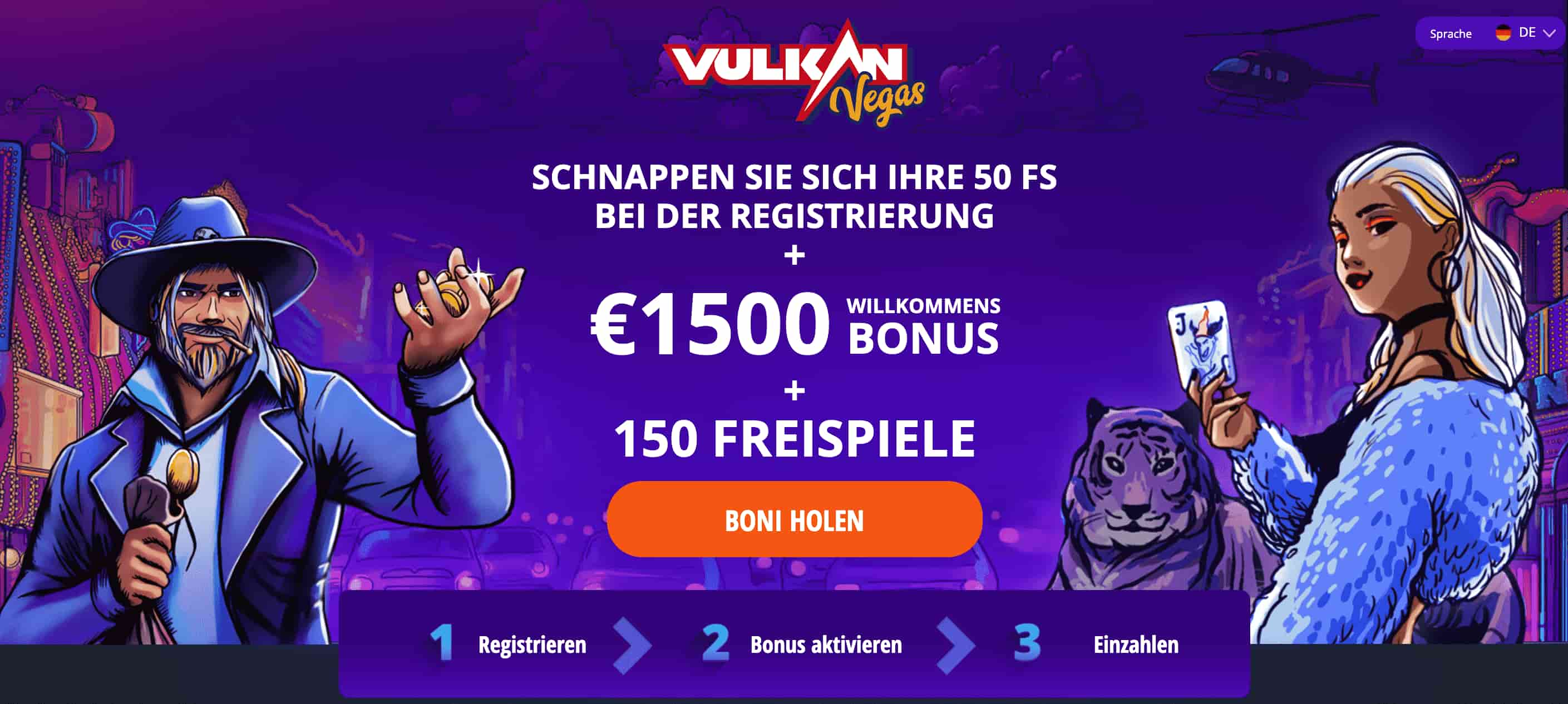 Vulkan Vegas Casino Bonus Code