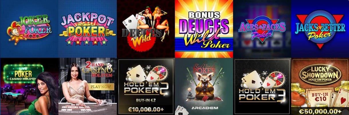 Vulkan Vegas Video Poker