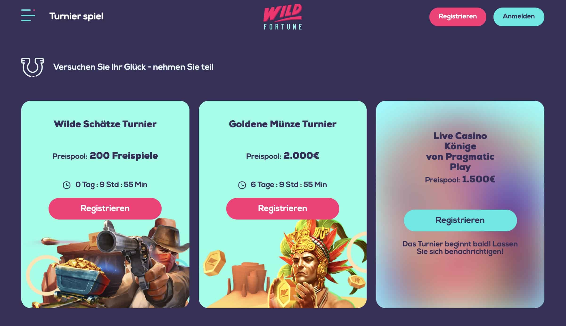 Wild Fortune Casino Promotions